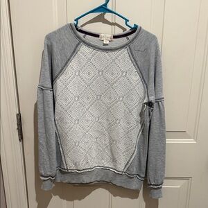Altar'd State Gray Geometric Women's Sweater
